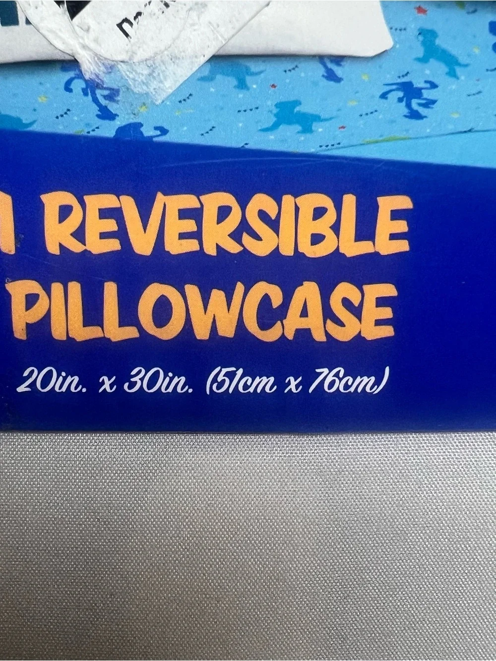 Disney Pixar Toy Story Bo Peep Reversible Pillowcase - Grey & Blue